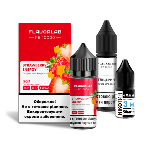 Набір Flavorlab PE 10000 Strawberry Energy