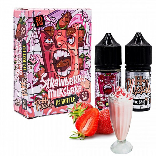 Набір In Bottle Strawberry Milkshake 50mg 30ml