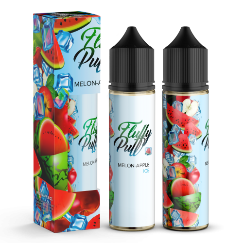 Набір Fluffy Puff Organic Melon Apple Ice