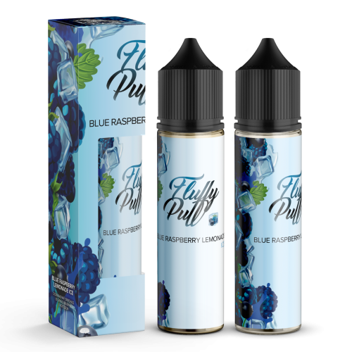 Набір Fluffy Puff Organic Blue Raspberry Lemonade Ice